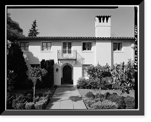 John G. Kennedy House, 423 Chaucer Street, Palo Alto, Santa Clara County, CA - 3, Vintage Wall Art