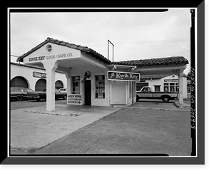 Violet Ray Gasoline Station, 799 Alma Street, Palo Alto, Santa Clara County, CA - 3 Classic, Vintage Print