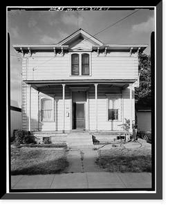 Larder House, 1065 Alviso Street, Santa Clara, Santa Clara County, CA, Historic Print