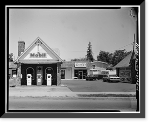 Horace Allen Gasoline Station, 505 East San Carlos Street, San Jose, Santa Clara County, CA, Antique Print