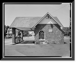Horace Allen Gasoline Station, 505 East San Carlos Street, San Jose, Santa Clara County, CA - 3, Antique Print