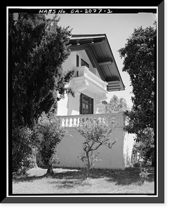 Howard B. Gates House, 62 South Thirteenth Street, San Jose, Santa Clara County, CA - 2, Antique Poster