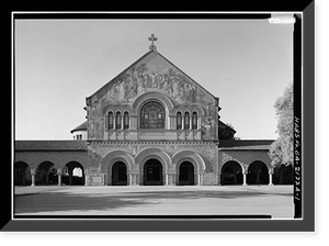 Stanford University Memorial Church, Stanford University Campus, Stanford, Santa Clara County, CA, Vintage Print