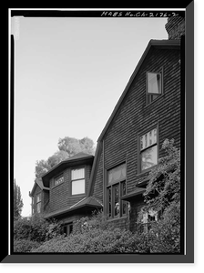 Dr. W. F. Durand House, 623 Cabrillo Avenue, Stanford, Santa Clara County, CA - 2, Antique Poster