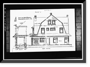 Dr. W. F. Durand House, 623 Cabrillo Avenue, Stanford, Santa Clara County, CA - 5, Vintage Print