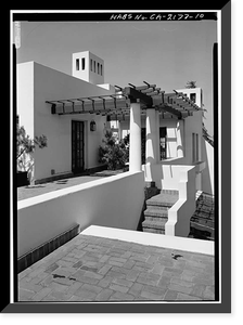 Lou Henry Hoover House, San Juan Hill, Stanford, Santa Clara County, CA - 10 Classic, Antique Print