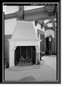 Lou Henry Hoover House, San Juan Hill, Stanford, Santa Clara County, CA - 15, Historic Reproduction