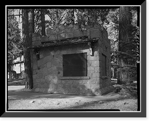 Lassen Volcanic National Park, Loomis Seismograph Station, Mineral vicinity, Tehama County, CA - 3, Vintage Print