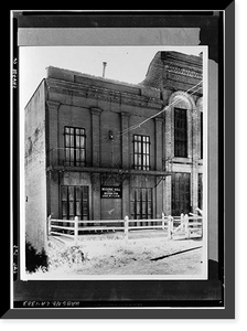 Historic Framed Print, Masonic Hall & Store, Shasta, Shasta County, CA - 3,  17-7/8" x 21-7/8"