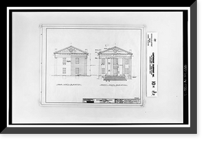 Benicia State Capitol, First & G Streets, Benicia, Solano County, CA - 10, Historic Reproduction