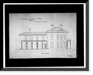 Benicia Arsenal, Duplex Officer's Quarters, Benicia, Solano County, CA - 5, Historic Reproduction