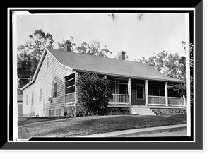 Benicia Arsenal, Enlisted Men's Quarters, Benicia, Solano County, CA - 2, Antique Print