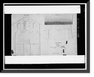Historic Framed Print, Benicia Arsenal, Storehouses & Engine House, Benicia, Solano County, CA - 8,  17-7/8" x 21-7/8"