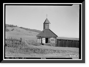 Fort Ross, Russian Chapel, Fort Ross, Sonoma County, CA Classic, Antique Poster