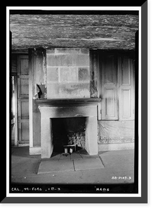 Fort Ross, Russian Barracks, Fort Ross, Sonoma County, CA - 3, Antique Wall Art