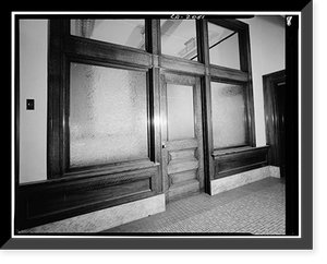 Santa Rosa Post Office & Federal Building, 401 Fifth Street (moved to Seventh Street), Santa Rosa, Sonoma County, CA - 7, Historic Print