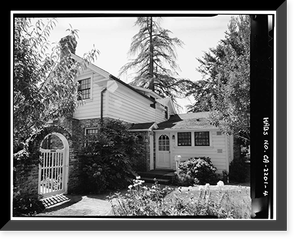 Luther Burbank House, 200 Santa Rosa Avenue, Santa Rosa, Sonoma County, CA - 4, Antique Poster