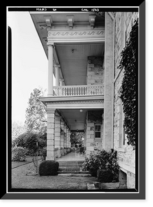 Historic Framed Print, Temelec Hall, 20750 Arnold Avenue, Sonoma, Sonoma County, CA - 12,  17-7/8" x 21-7/8"