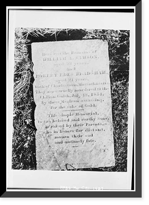 Gravestones, North Branch Cemetery, Altaville, Calaveras County, CA - 2, Vintage Poster