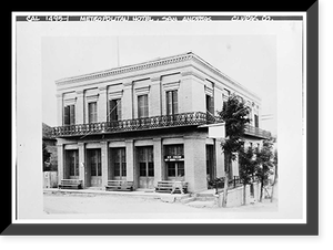 Metropolitan Hotel, San Andreas, Calaveras County, CA - 2, Vintage Poster
