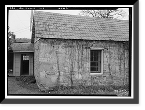 Historic Framed Print, Miller House, Sonora Highway, Knights Ferry, Stanislaus County, CA - 3,  17-7/8" x 21-7/8"