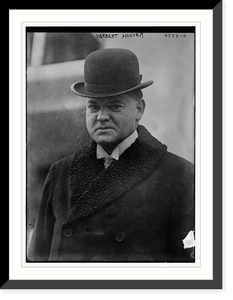 Historic Framed Print, Herbert Hoover,  17-7/8" x 21-7/8"