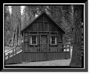 Giant Forest Lodge Historic District, Cabin A, Three Rivers vicinity, Tulare County, CA - 2, Vintage Print