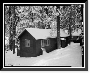 Giant Forest Lodge Historic District, Cabin No. 27-28, Three Rivers vicinity, Tulare County, CA - 4, Historic Reproduction