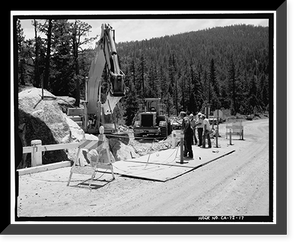 Middle Fork Stanislaus River Bridge, Spans Middle Fork Stanislaus River at State Highwa, Dardanelle vicinity, Tuolumne County, CA - 17, Vintage Print