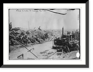 Vintage Americana Print - Field kitchen.Tommies resting