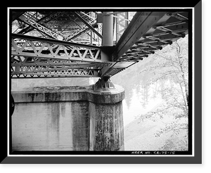 Smith River Bridge, CA State Highway 199 Spanning Smith River, Crescent City vicinity, Del Norte County, CA - 15, Antique Wall Art