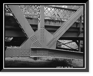 Smith River Bridge, CA State Highway 199 Spanning Smith River, Crescent City vicinity, Del Norte County, CA - 17, Vintage Poster