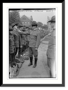 Maj. Gregory, Medical Ispection - 2 Classic, Antique Poster