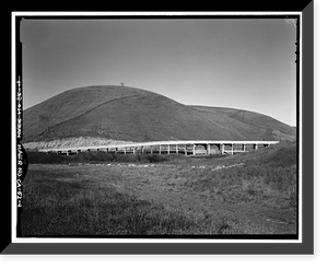 Carroll Overhead Bridge, Altamont Pass Road, Livermore vicinity, Alameda County, CA - 4, Vintage Poster