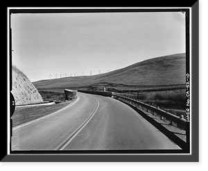 Carroll Overhead Bridge, Altamont Pass Road, Livermore vicinity, Alameda County, CA - 10, Vintage Wall Art