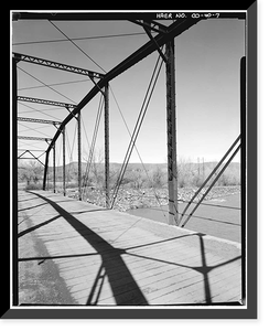 Hotchkiss Bridge, Spanning North Fork River on County Road 3400, Hotchkiss vicinity, Delta County, CO - 7, Antique Poster