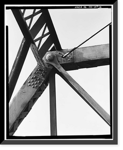 Delgany Street Railroad Bridge, Spanning Cherry Creek at Delgany Street, Denver, Denver County, CO - 6, Historic Print