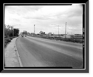 Historic Framed Print, Fourteenth Street Viaduct, Fourteenth Street at Wazee Street, Denver, Denver County, CO - 2,  17-7/8" x 21-7/8"