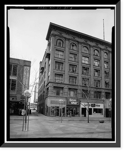 Empire Building, 430 Sixteenth Street, South Corner of Sixteenth St, Denver, Denver County, CO - 6, Antique Print