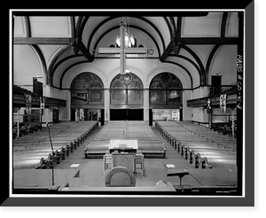 Historic Framed Print, Central Presbyterian Church, 1660 Sherman Street, Denver, Denver County, CO - 8,  17-7/8" x 21-7/8"