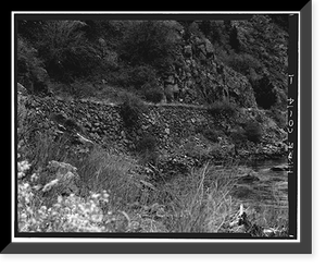 Denver & Rio Grande Rockwork, East of South Platte, Waterton vicinity, Jefferson County, CO, Antique Poster