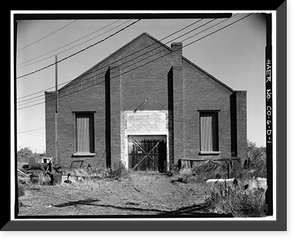 Trinidad Foundry & Machine Company, Machine Shop, Goddard Avenue, Trinidad, Las Animas County, CO, Historic Print