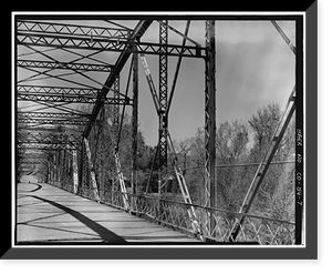 Linden Avenue Bridge, Spanning Purgatoire River on Linden Avenue, Trinidad, Las Animas County, CO - 7, Vintage Print