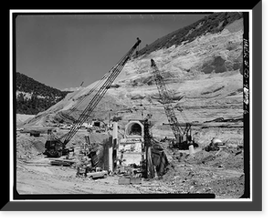 Montezuma Valley Irrigation Company System, McPhee Dam Site, Dolores vicinity, Montezuma County, CO - 4, Vintage Wall Art