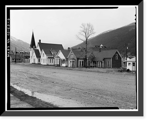 Historic Framed Print, Silverton Historic District, Silverton, San Juan County, CO - 6,  17-7/8" x 21-7/8"