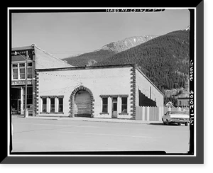 Silverton Historic District, Livery, Silverton, San Juan County, CO Classic, Historic Print