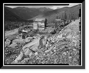 Mary Murphy Mining Complex, Mill & Tailings, Iron City (historical), Chaffee County, CO - 2, Vintage Poster
