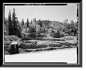 Paramount Mine, Saint Elmo (historical), Chaffee County, CO - 5, Vintage Print