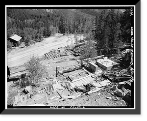 Paramount Mine, Saint Elmo (historical), Chaffee County, CO - 6, Historic Print