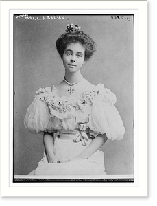 Antique Photo Print - Mrs. L.J. Balsan - Great Gift for History Buffs